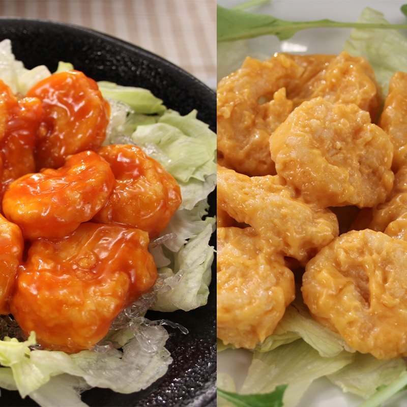 本格エビチリまたはエビマヨ