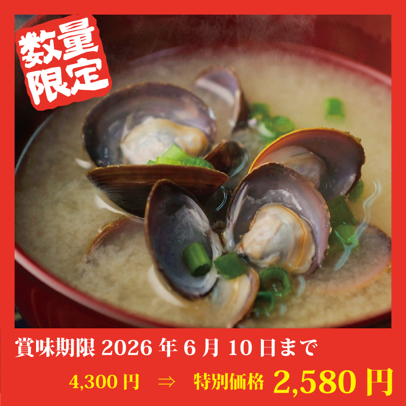 【特別価格】網走湖産ボイルしじみ(8袋)