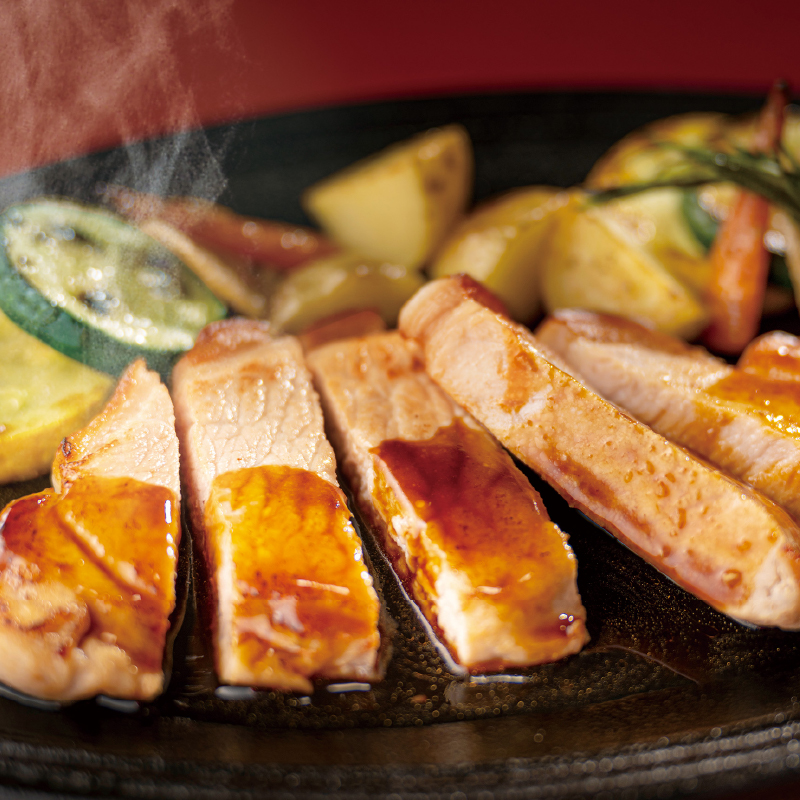 乳酸菌発酵豚ステーキ