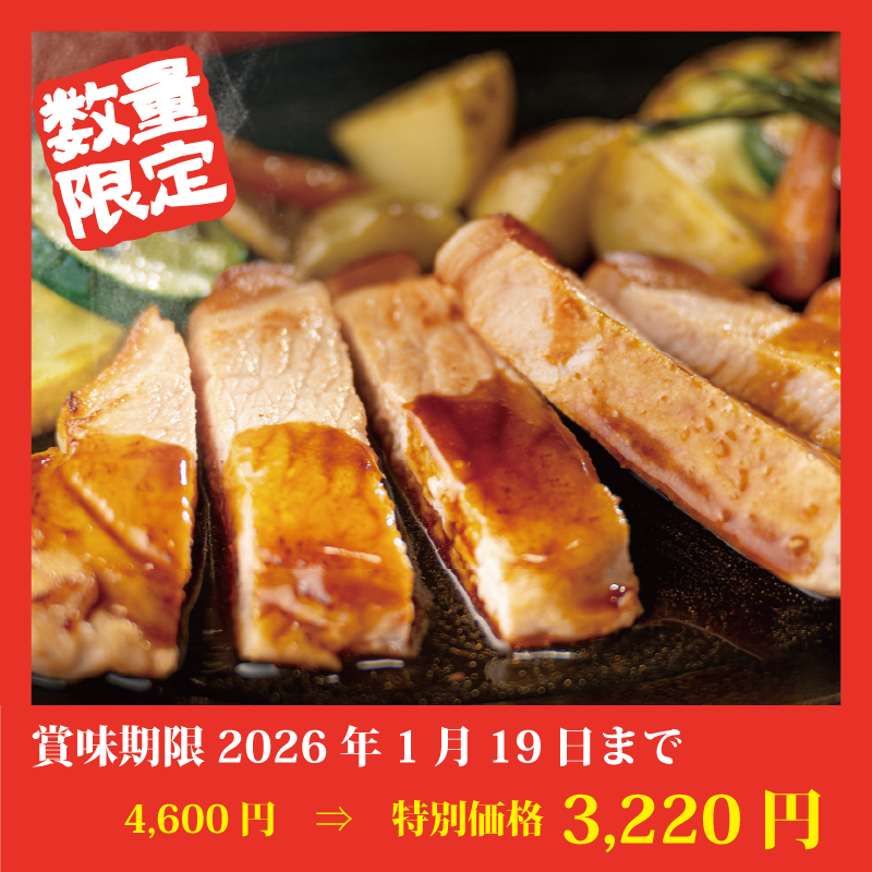 【特別価格】乳酸菌発酵豚ステーキ