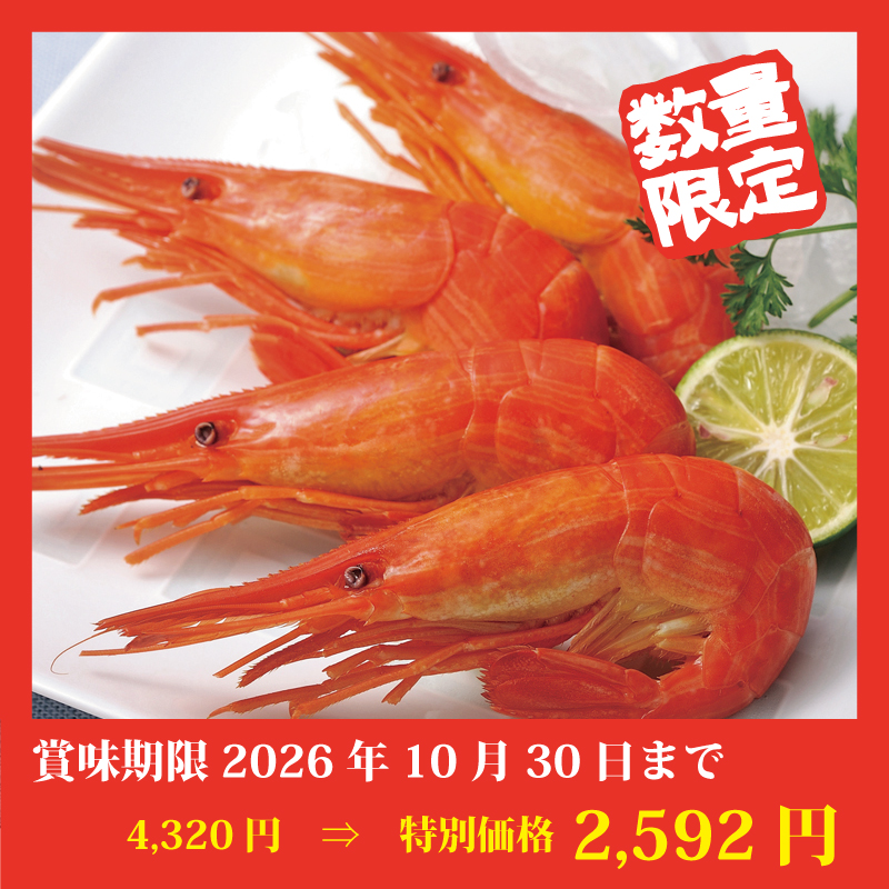 【特別価格】北海シマエビ