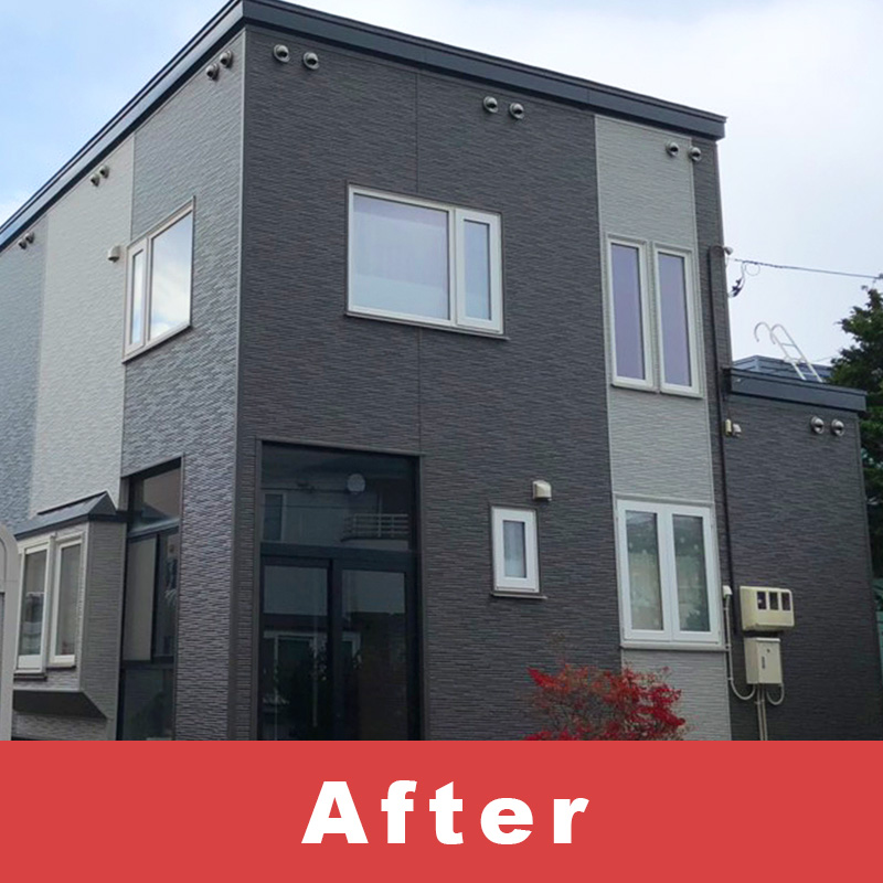 外壁金属サイディングリフォーム 建坪30坪（延べ床面積99㎡)まで